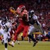 Mahomes Connects for a Touchdown Pass, Kelce Dominates, as Chiefs Defeat Broncos 19-8